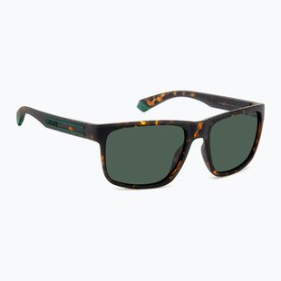 Pánske slnečné okuliare Polaroid PLD 2157/S matte brown havana/green polarized