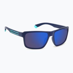 Pánske slnečné okuliare Polaroid PLD 2158/S matte blue/blue mirror polarized