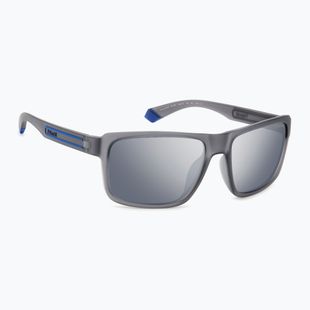 Pánske slnečné okuliare Polaroid PLD 2158/S matte grey/grey silver mirror polarized