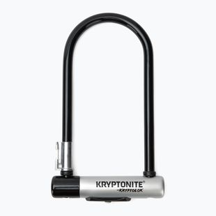 Zámok na bicykel Kryptonite Kryptolok Standard U-Lock + kábel Kryptoflex čierna/sivá