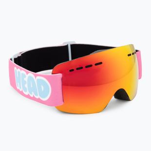 Detské lyžiarske okuliare HEAD Solar fmr red/fmr yellow red