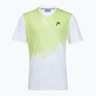 Pánske tenisové tričko HEAD Topspin print vision m/lime