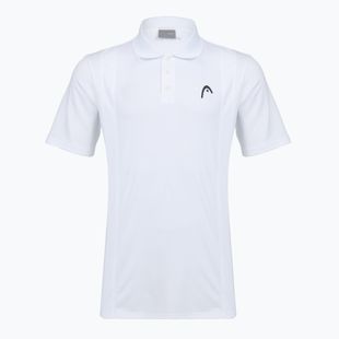 Pánske tenisové polo tričko HEAD Club 25 Tech Polo white