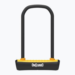Zámok na bicykel OnGuard Neon 8153OR U-Lock čierno-oranžový