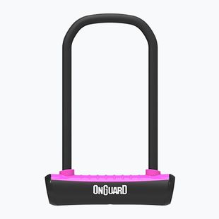 Zámok na bicykel OnGuard Neon 8153PN U-Lock black/pink