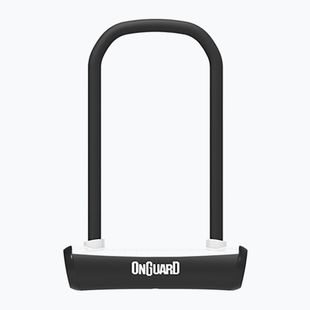 Zámok na bicykel OnGuard Neon 8153WH U-Lock čierno-biely