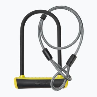 Zámok na bicykel OnGuard Neon 8154YL U-Lock čierno-žltý