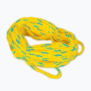 Ťahacie lano O'Brien 4-Person Tube Rope yellow/aqua