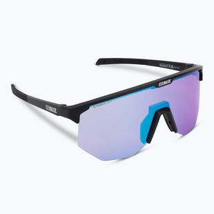 Cyklistické okuliare Bliz Hero Nano Optics Nordic Light S2 matná čierna/svetlá begónia/fialová modrá multi