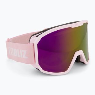 Lyžiarske okuliare Bliz Rave matt powder pink/brown pink multi