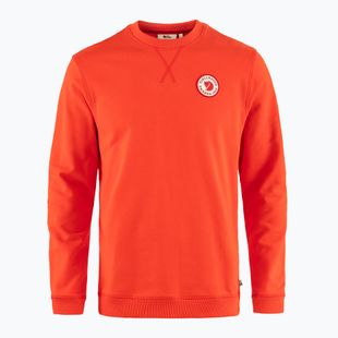 Pánska mikina Fjällräven 1960 Logo Badge Sweater flame orange