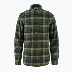 Pánska košeľa Fjällräven Singi Heavy Flannel black/deep forest