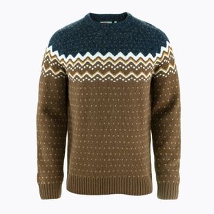 Dámsky sveter Fjällräven Övik Knit Sweater dark oak/navy
