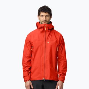Pánska softshellová bunda Fjällräven Bergtagen GTX Lite flame orange