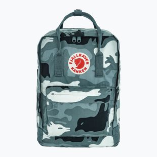 Mestský batoh Fjällräven Kanken Graphics Laptop 15" 18 l nimbus blue/hidden animals