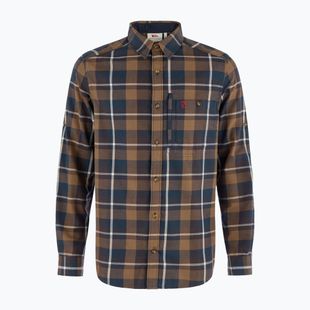 Pánska košeľa Fjällräven Fjällglim Regular wood brown/black oak