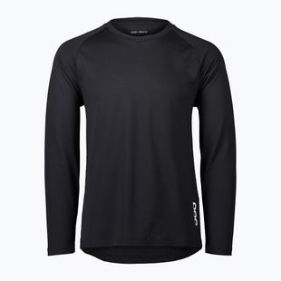 Pánsky cyklistický dres longsleeve POC DH Jersey carbon black