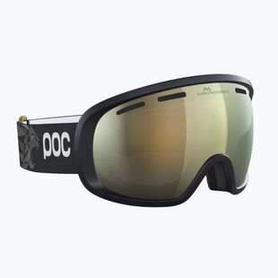 Lyžiarske okuliare POC Fovea Marco Odermatt Ed. uranium black/podium gold/sunny gold