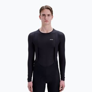 Pánsky cyklistický dres longsleeve POC Layer Mid Jersey uranium black