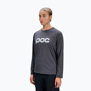 Dámsky cyklistický dres s dlhým rukávom POC Reform Enduro Jersey sylvanite grey