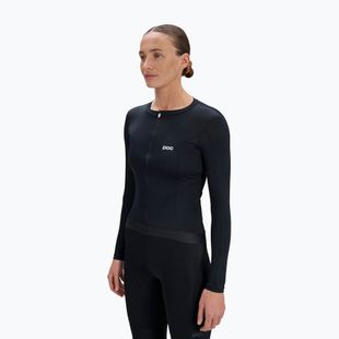 Pánske cyklistické tričko longsleeve POC Cadence Jersey uranium black