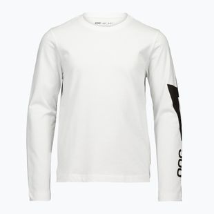 Detské tričko longsleeve POC Tee Jr blixten white