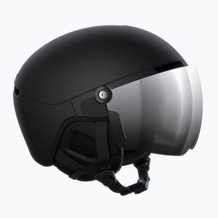 Lyžiarska prilba POC Obex Visor uranium black matt/clarity u/partly sunny/silver