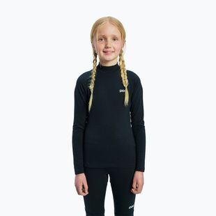 Detská termo mikina POC Layer Merino Mock Neck Jersey Jr uranium black