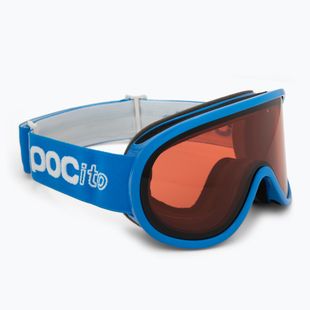 Detské lyžiarske okuliare POC POCito Retina Jr S2 fluorescent blue/partly sunny light orange
