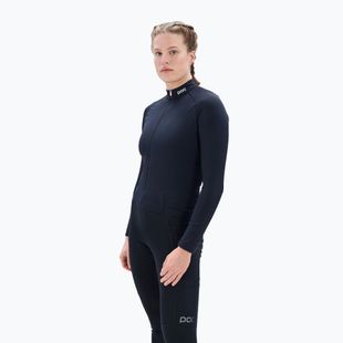 Dámsky cyklistický dres s dlhým rukávom POC Ambient Thermal Jersey W uranium black
