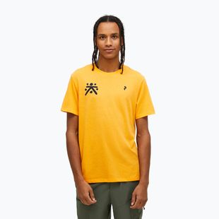 Pánske tričko Peak Performance Explore Graphic blazing orange