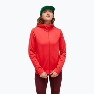 Dámska kapucňa Peak Performance Rider Tech Zip Hood brilliant red