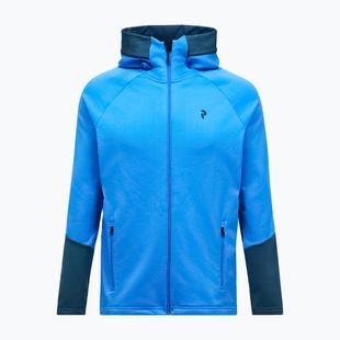 Pánska mikina Peak Performance Rider Essentials Zip Hood Azure Ascent/Mountain Lake