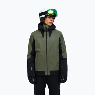 Pánska lyžiarska bunda Peak Performance Rider Tech Insulated pine needle/black