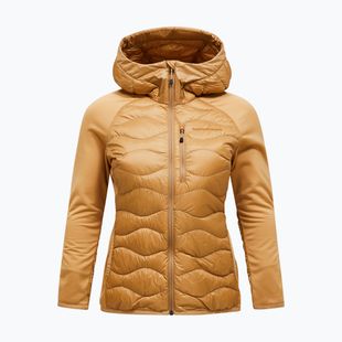 Dámska páperová bunda Peak Performance Helium Hybrid Down Jacket Sierra Sand
