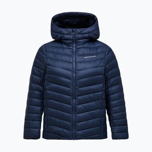 Dámska páperová bunda Peak Performance Frost Down Hood Jacket blue shadow