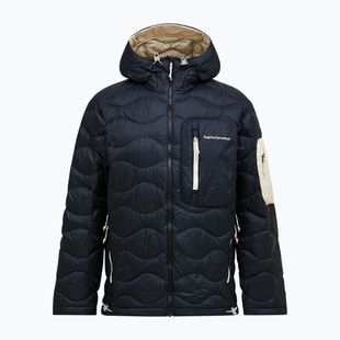 Pánska páperová bunda Peak Performance Helium Utility Down Hood black/sand fog