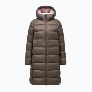 Dámsky páperový kabát Peak Performance Frost Down Coat terrain tan