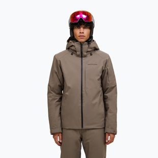 Pánska lyžiarska bunda Peak Performance Maroon Insulated terrain tan