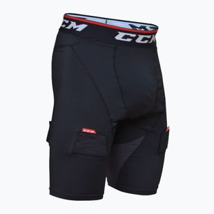Pánske hokejové šortky CCM Ribano  Compresion Jock SR black