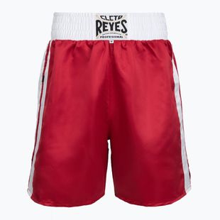 Pánske boxerkové šortky Cleto Reyes Satin Boxing red/white