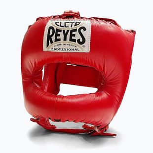 Boxerská prilba Cleto Reyes With Pointed Face Nylon Bar red