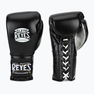 Boxerské rukavice Cleto Reyes Traning Thumb black/silver