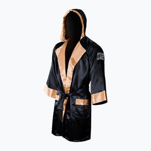 Boxerský župan  Cleto Reyes Satin Boxing Hoodie black/gold
