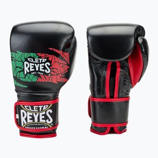 Boxerské rukavice Cleto Reyes Velcro Sparring black/red/white green red
