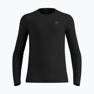 Pánska termoaktívna mikina ODLO Fundamentals Active Warm Bl Top Crew Neck black