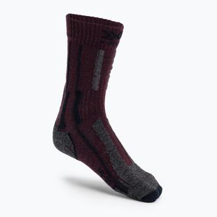 X-Socks Trek X Merino LT trekingové ponožky bordové TS03S19U-R008