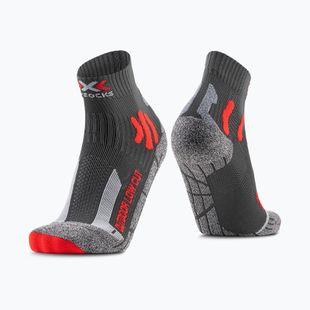 Pánske ponožky X-Socks Trek Outdoor Low Cut anthracite/red