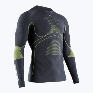 Pánska termoakčná mikina X-Bionic Energy Accumulator 4.0 charcoal/yellow