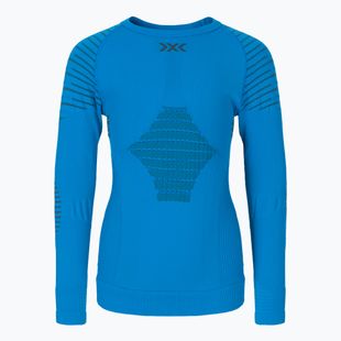 Detská termoakčná mikina X-Bionic Invent 4.0 LS teal blue/anthracite